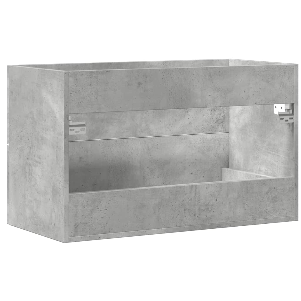 underskab til håndvask 80x38,5x48 cm konstrueret træ kunsttræ