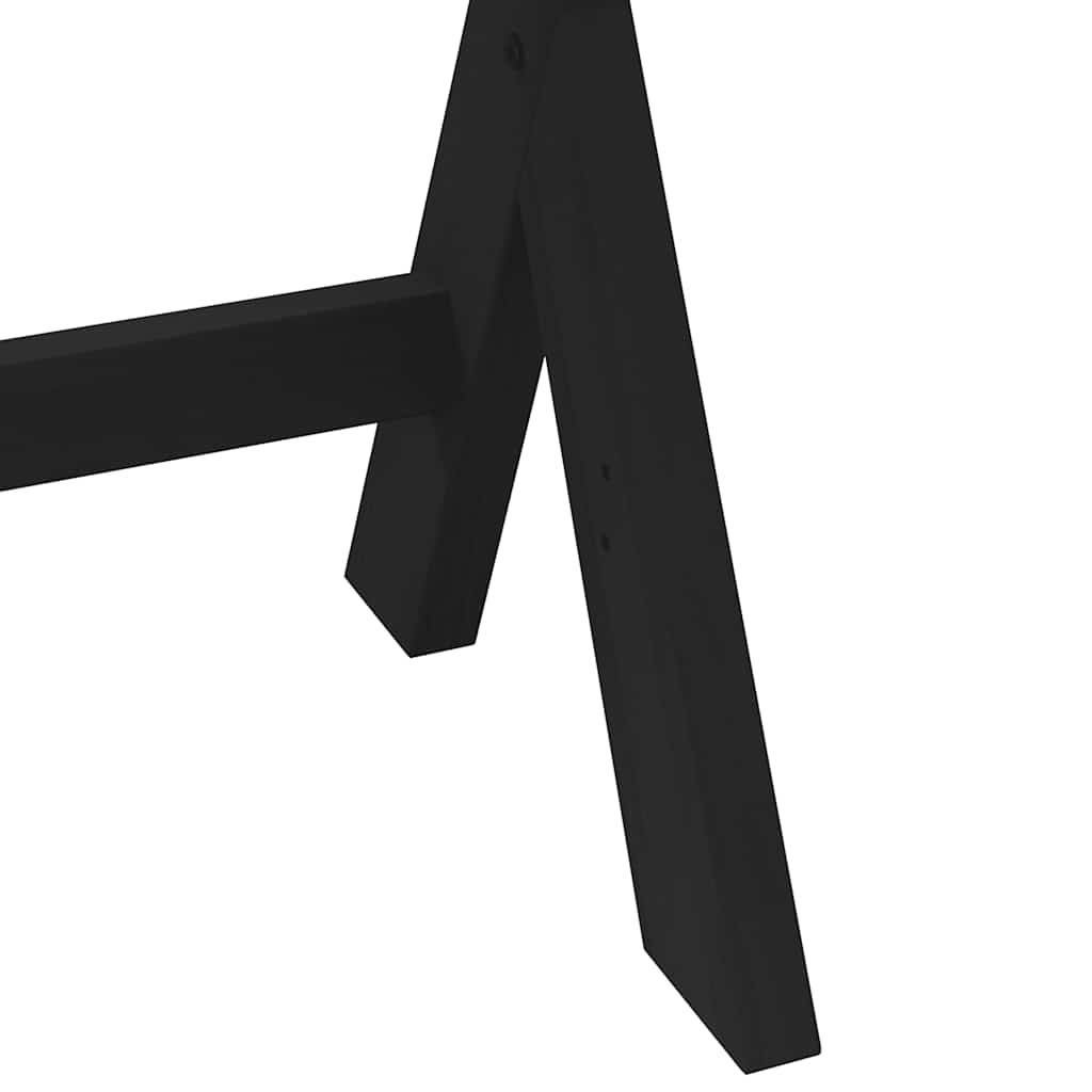 skrivebord NOAIN X-formede ben 120x50x75cm massivt træ fyrretræ