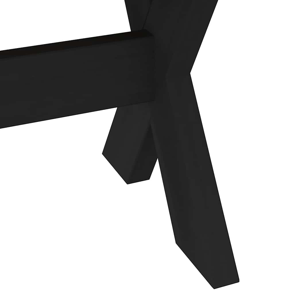 spisebænk NOAIN X-formede ben 180x40x45 cm massivt træ fyrretræ
