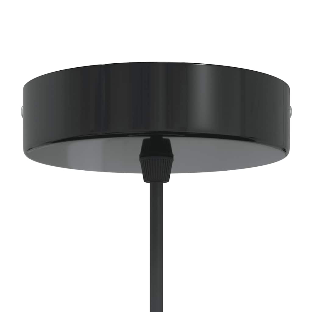 pendellampe højdejusterbar E27 Ø 22 cm metal glans hvid