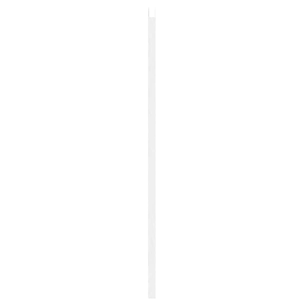 svingdøre 2-par 80x80 cm lameldesign hvid
