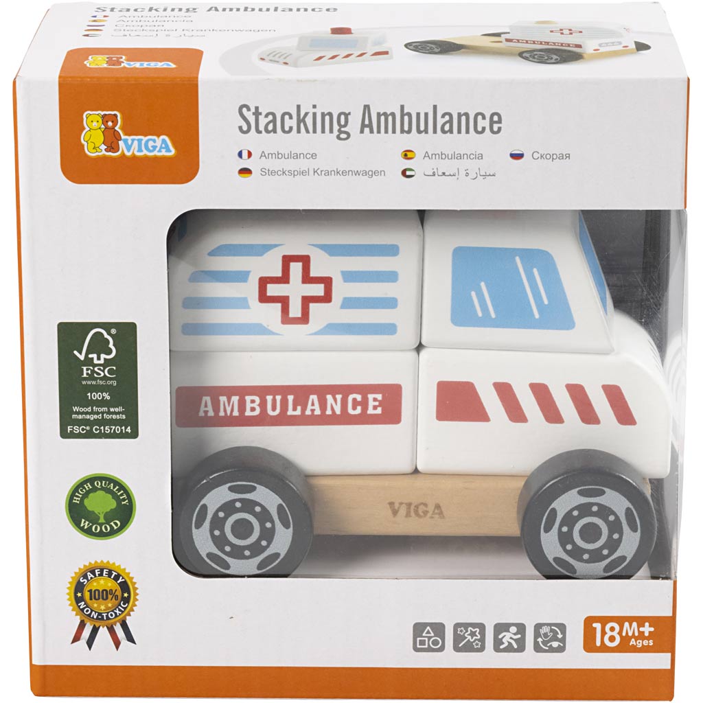 VIGA Stabel Ambulance i træ