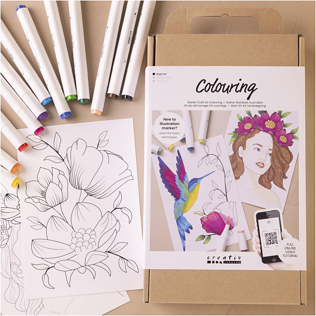 Start DIY Kit Farvelægning