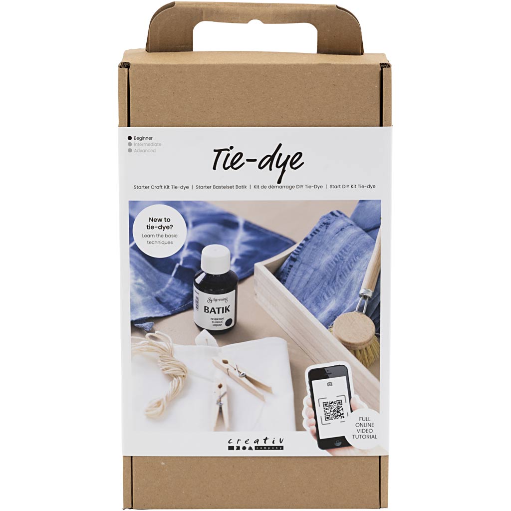 Start DIY-sæt med tie-dye