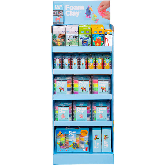Gulvdisplay med Foam Clay®