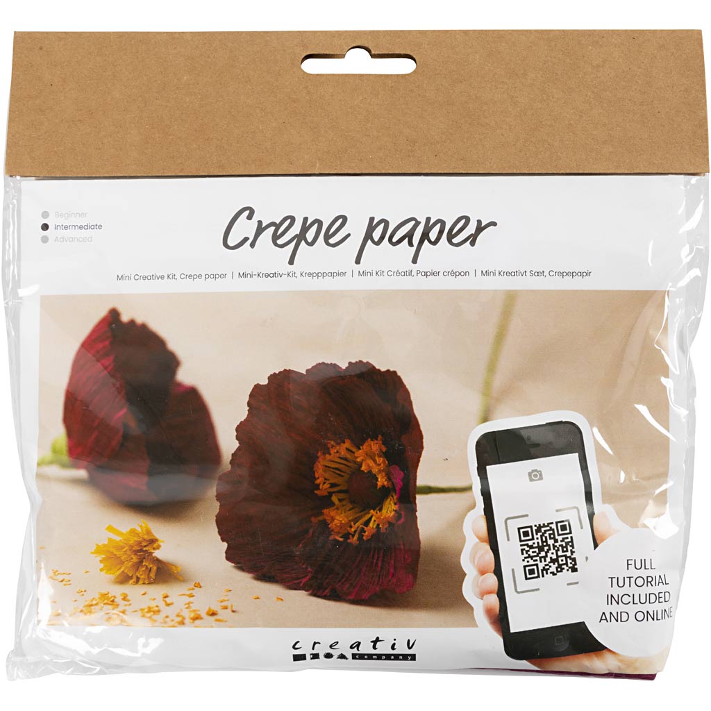 Mini DIY-sæt crepepapir