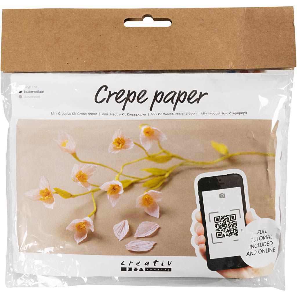 Mini DIY-sæt crepepapir