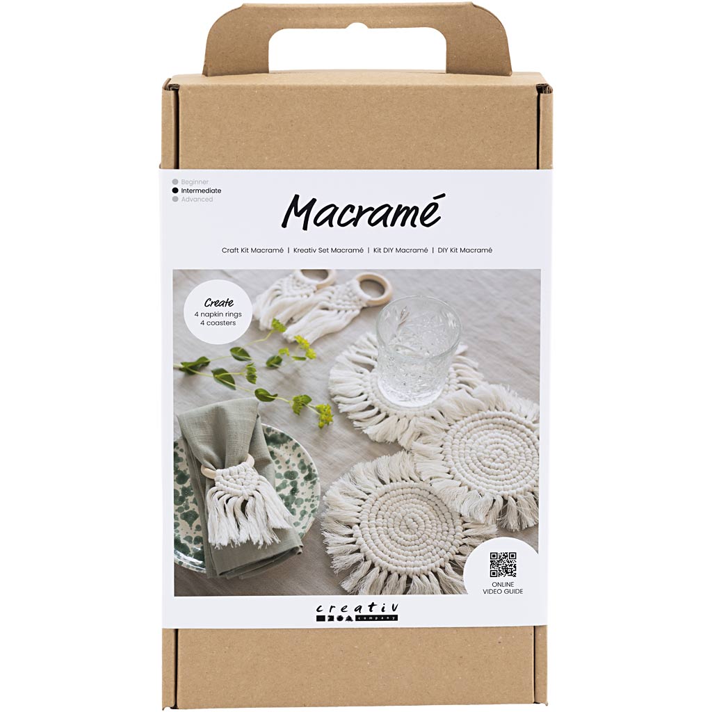 Gør-det-selv kit til macramé