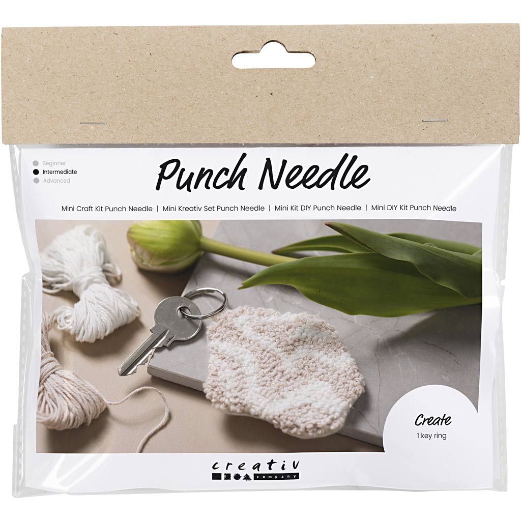 Mini DIY-sæt til punch needle