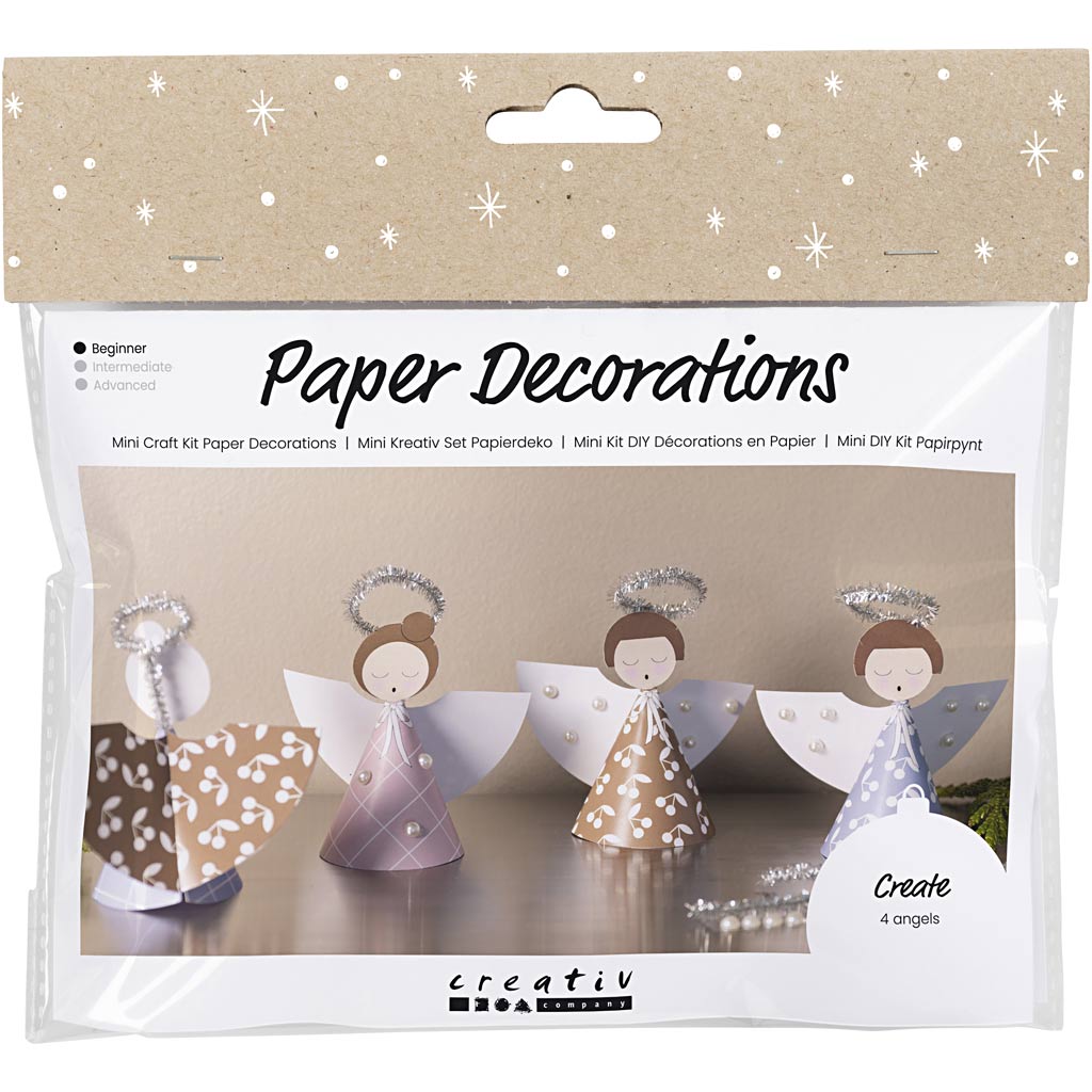 Mini DIY-sæt papirpynt
