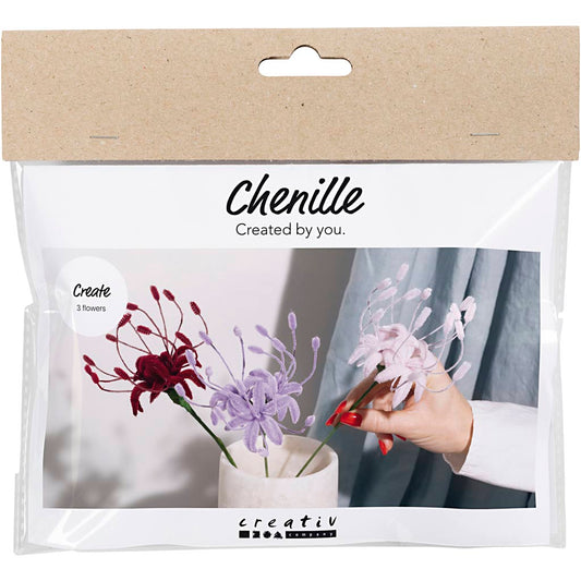 Mini DIY Kit Chenilleblomster