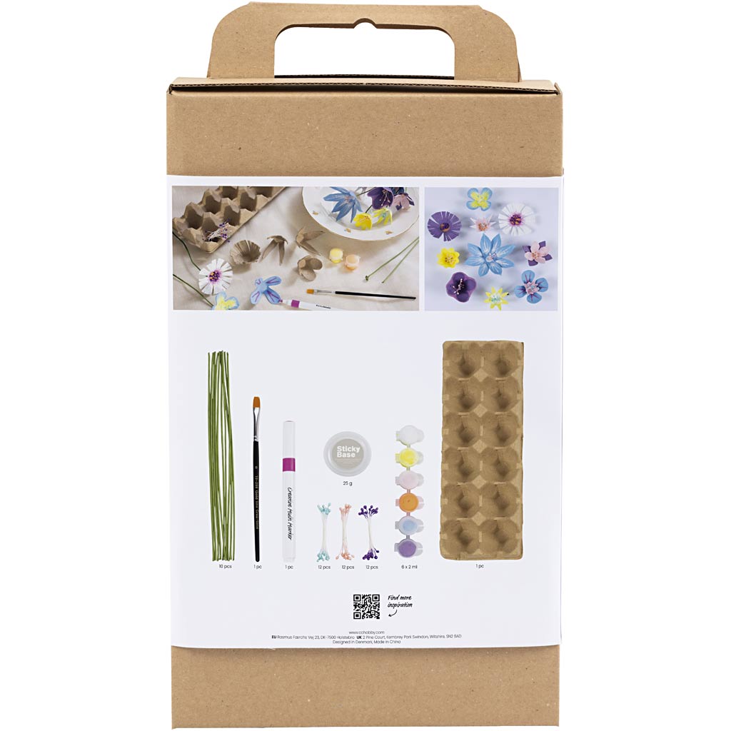 DIY-sæt: Æggebakkeblomster