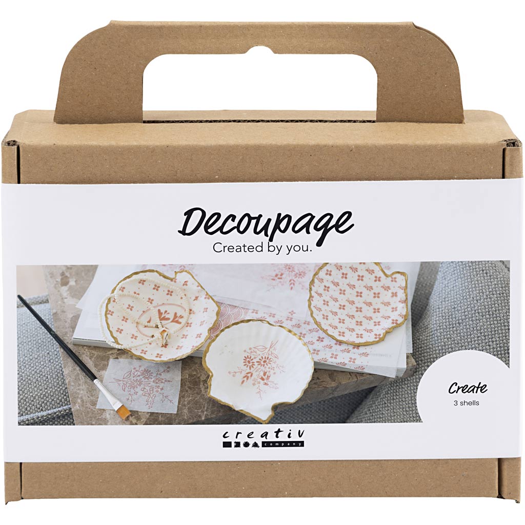 Mini DIY-sæt til decoupage