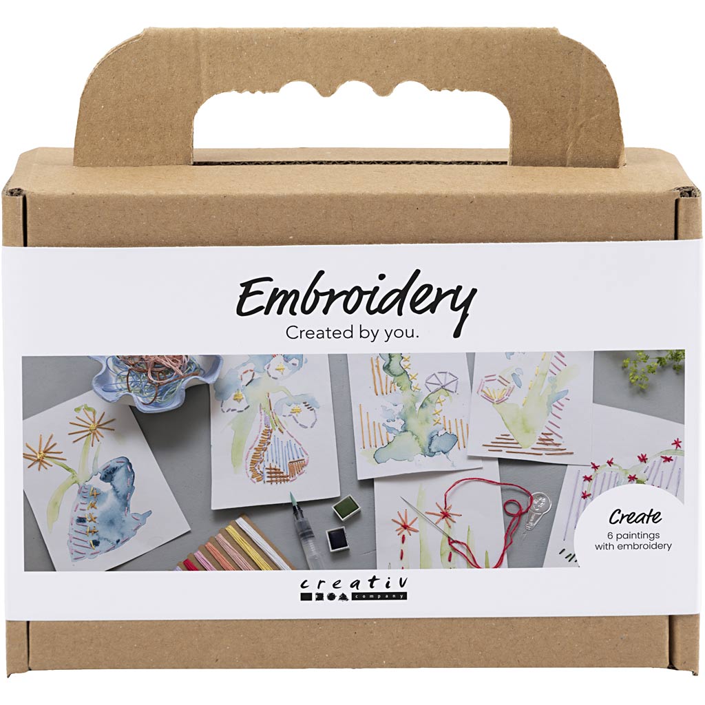 Mini DIY-sæt broderi