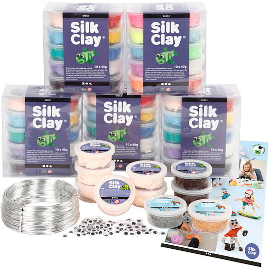 Klassesæt til figurer med Silk Clay®
