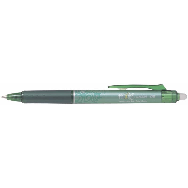 Kuglepen, Pilot Frixion, CLICKER, 0,5MM, grøn