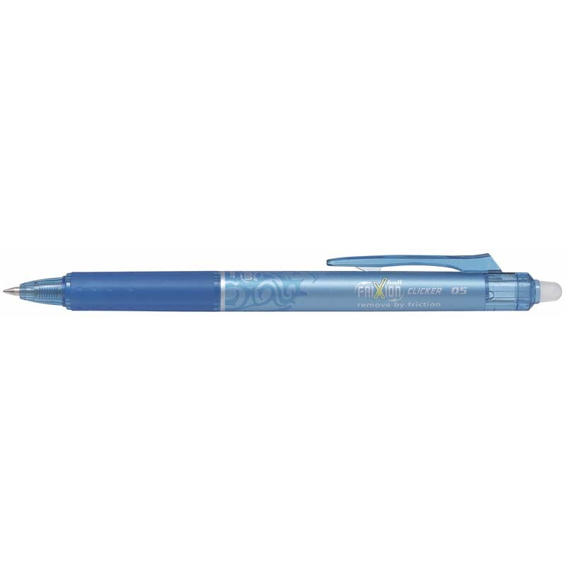 Kuglepen, Pilot Frixion, CLICKER, 0,5MM, blå, Units 12