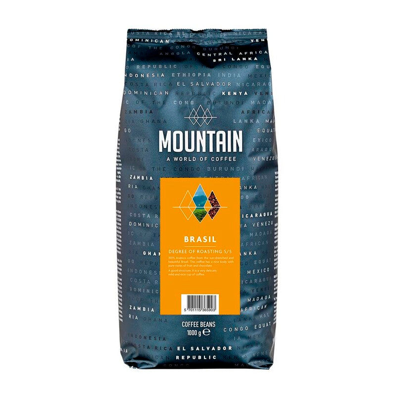 Kaffe helbønner, BKI, Mountain Brasil, pose a 1 kg