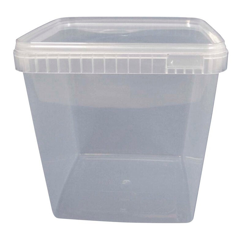 Condibøtte, Without lid, Rektangulær, 5000 ml, 195x195x191mm, PP, transparent, Til frys, karton a 42 stk