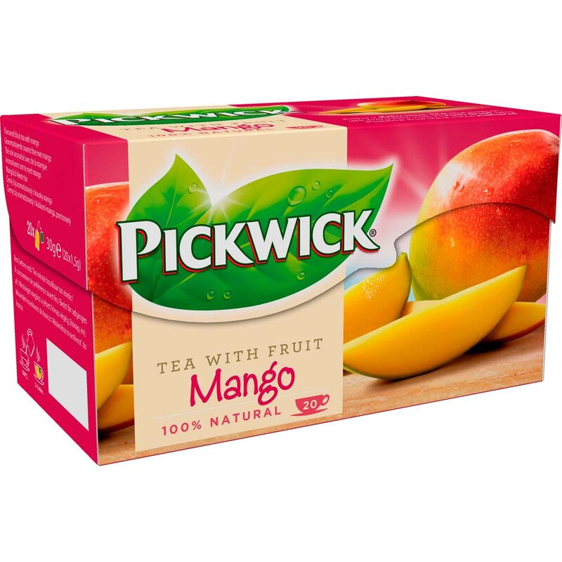 Te, Pickwick, mango, pakke á 20 stk.