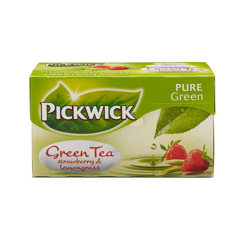 Te, Pickwick, Jordbær Citron, pakke á 20 stk