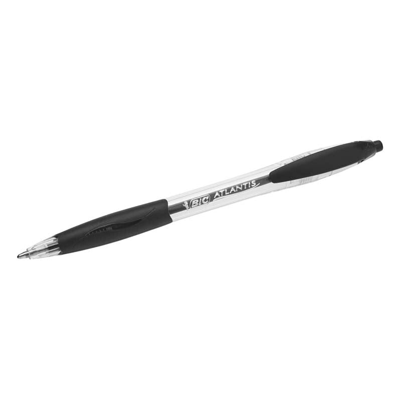 Kuglepen, Bic Atlantis, REFRESH BP M, 0,1-0,5MM, sort