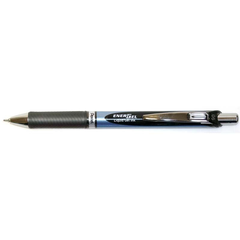Rollerpen, Pentel EnerGel, BLN75-A, 0,5MM, sort, Units 12