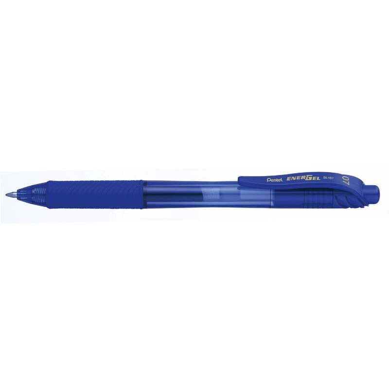 Rollerpen, Pentel EnerGel X, BL107, 0,7MM, blå, Units 12