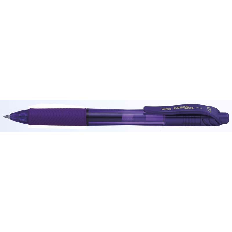 Rollerpen, Pentel EnerGel X, BL107, 0,7MM, voilet, Units 12