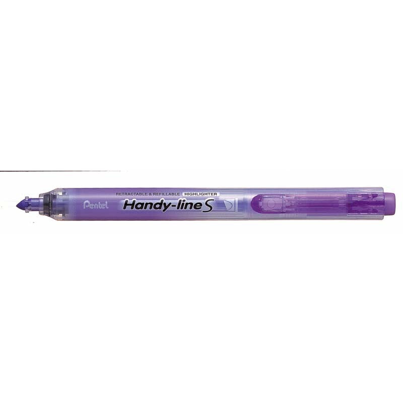 Tekstmarker, Pentel Handyline, SXS15-VO, 1-4,5MM, Spids, voilet, 12 Units