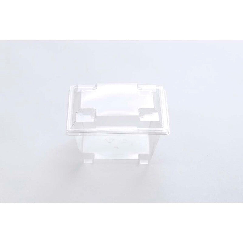 Plastbakke, Plus Pack Gourmet Express, Rektangulær, 585 ml, 141x141x55mm, PET, transparent, karton a 400 stk
