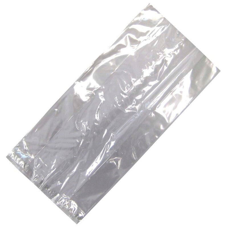 Cellofanpose, 50 x 70 x 250 mm, flat film, cellofan, filmtykkelse: 30 µm, transparent, pakke a 1000 stk, palle a 288 pakker, palle a 288 kartoner, Fødevaregodkendt