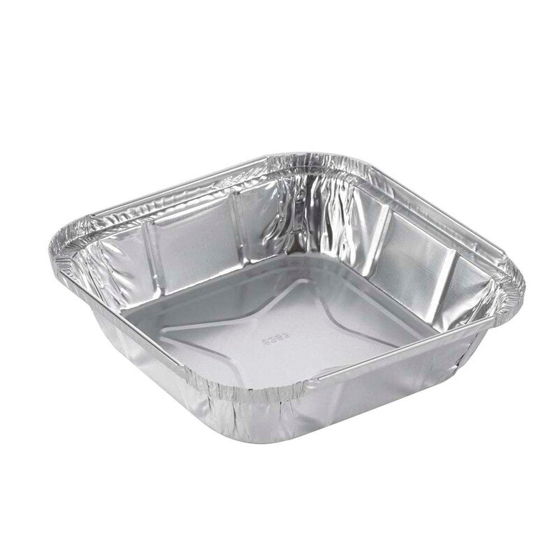 Foliebakke, Plus Pack, 1-Compartments, Firkantet, 542 ml, 153x153x34mm, aluminium, aluminium, pakke a 100 stk