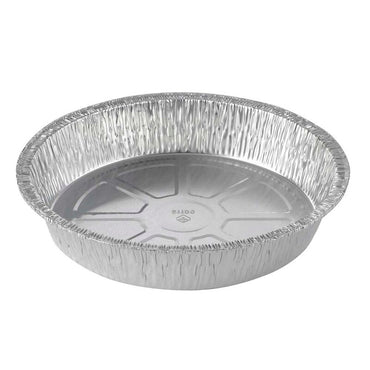 Foliebakke, Plus Pack, Rund, 1100 ml, Ø 214, højde 40, aluminium, aluminium, pakke a 125 stk, 1-Compartments, Fødevaregodkendt