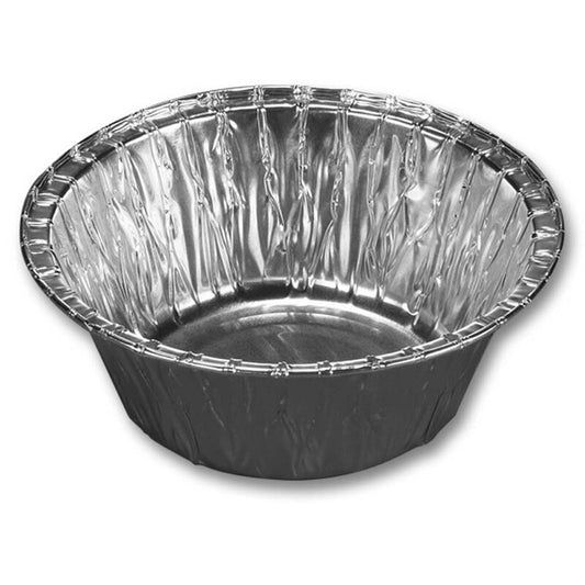 Foliebakke, Plus Pack, Rund, 350 ml, Ø 127, højde 47, aluminium, aluminium, pakke a 100 stk, 1-Compartments