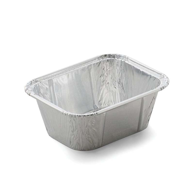 Foliebakke, Plus Pack, 1-Compartments, Rektangulær, 250 ml, 114x89x42mm, aluminium, aluminium, pakke a 100 stk
