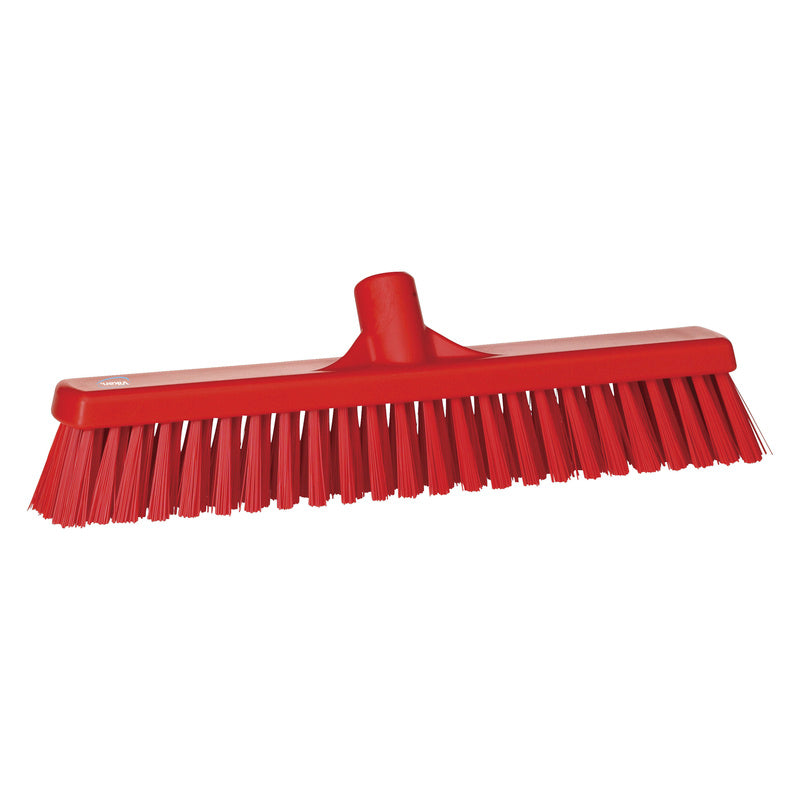 Fejekost, Vikan, broom soft/stiff, rød, x410mm