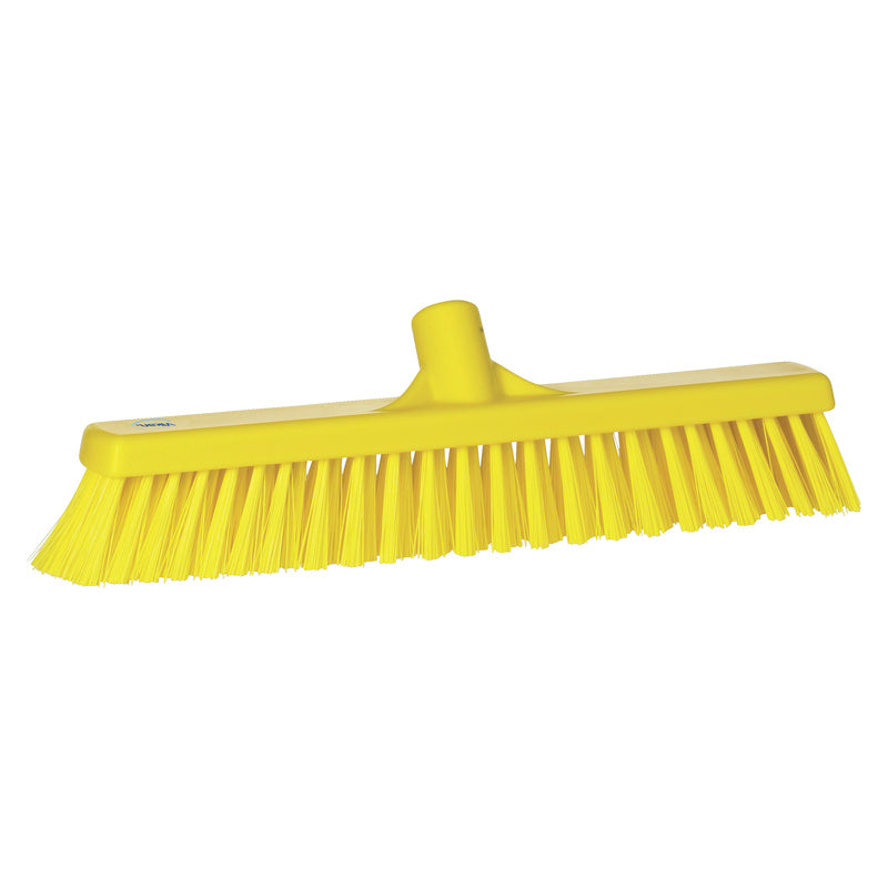 Fejekost, Vikan, broom soft/stiff, gul, x410mm