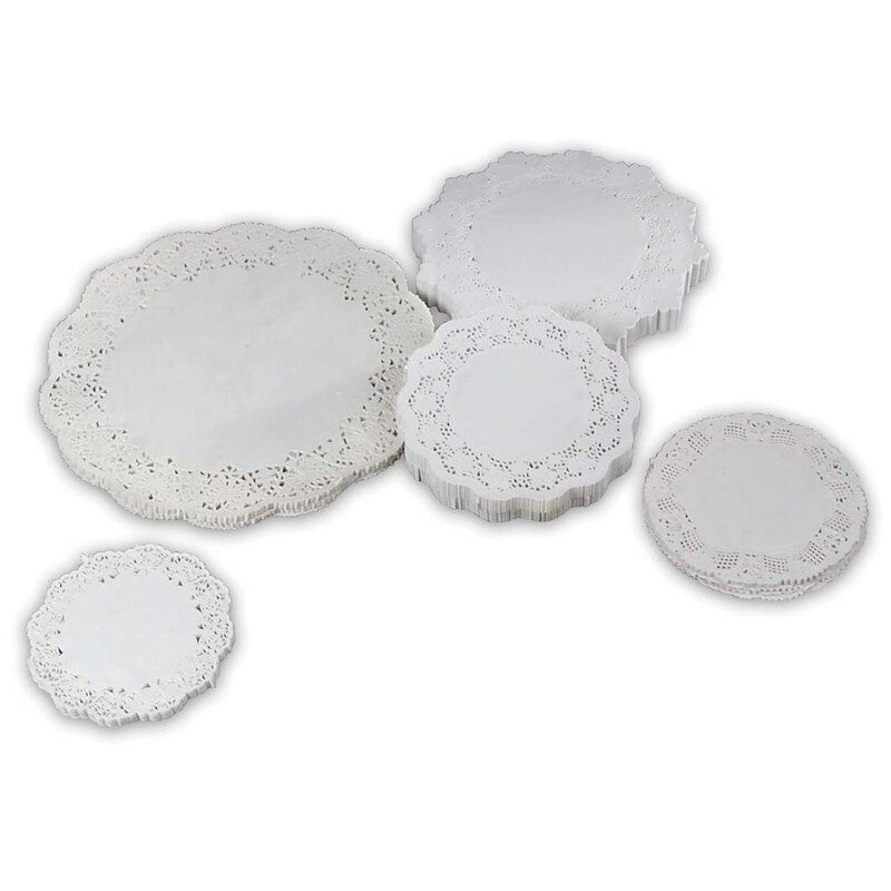 Kagepapir, Stykke, 40 g/m2, 240, præget papir, hvid, almindelig, pakke a 500 stk, Fødevaregodkendt