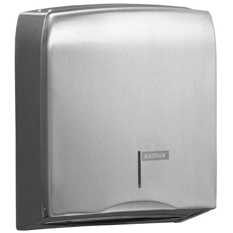 Papirhåndklæde dispenser, Katrin, M Rust Free, rustfrit stål