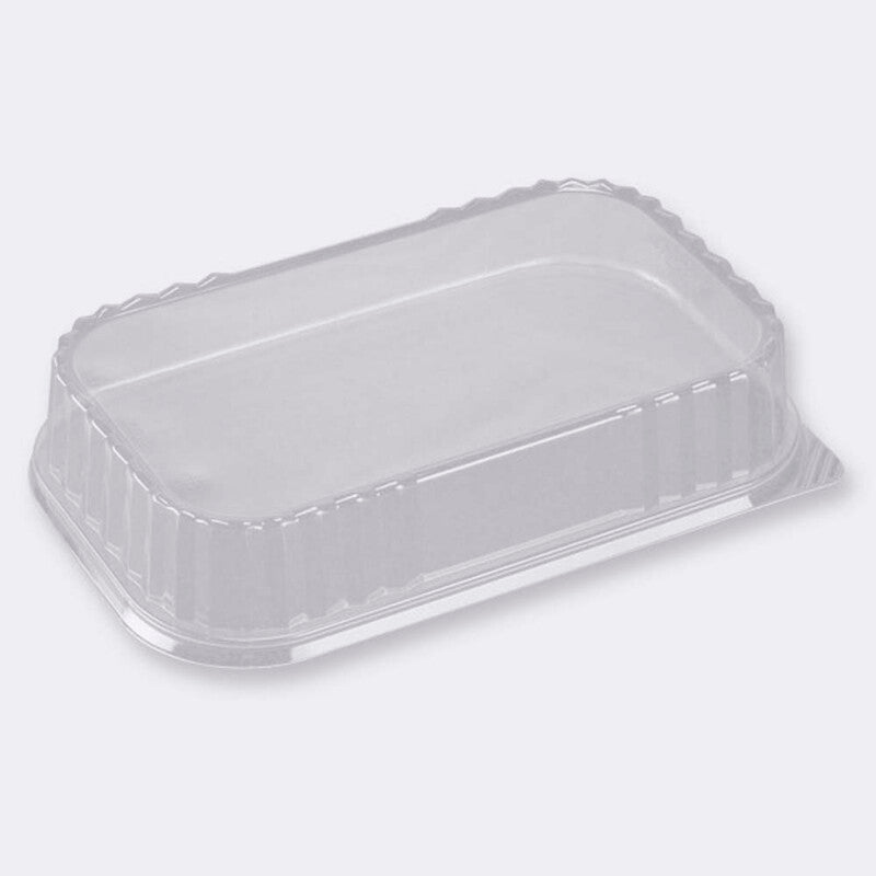 Låg t/foliebakke, Plus Pack, Rektangulær, 271x168x52mm, PET, transparent, pakke a 400 stk