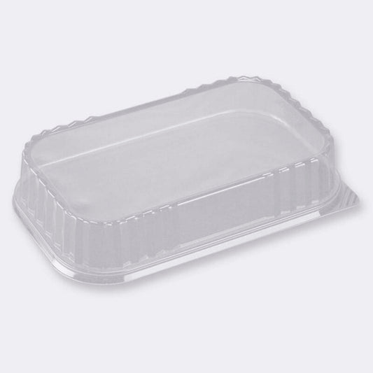 Låg t/foliebakke, Plus Pack, Rektangulær, 271x168x52mm, PET, transparent, pakke a 400 stk