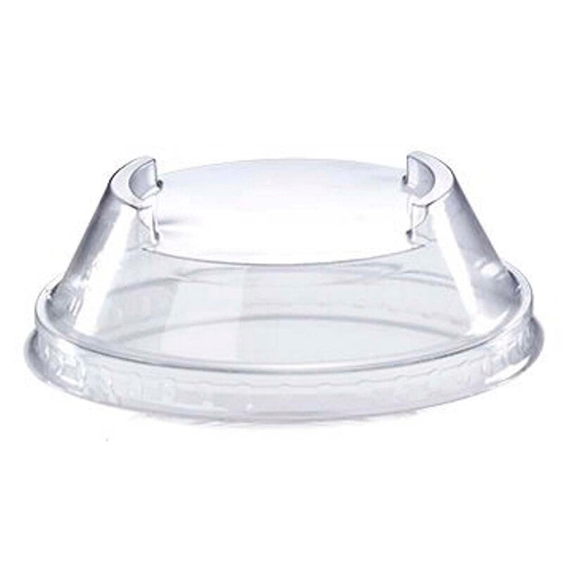 Låg t/plastglas, Rund, indvendig diameter 96.0 mm, PLA, transparent, pose a 50 stk, Fødevaregodkendt