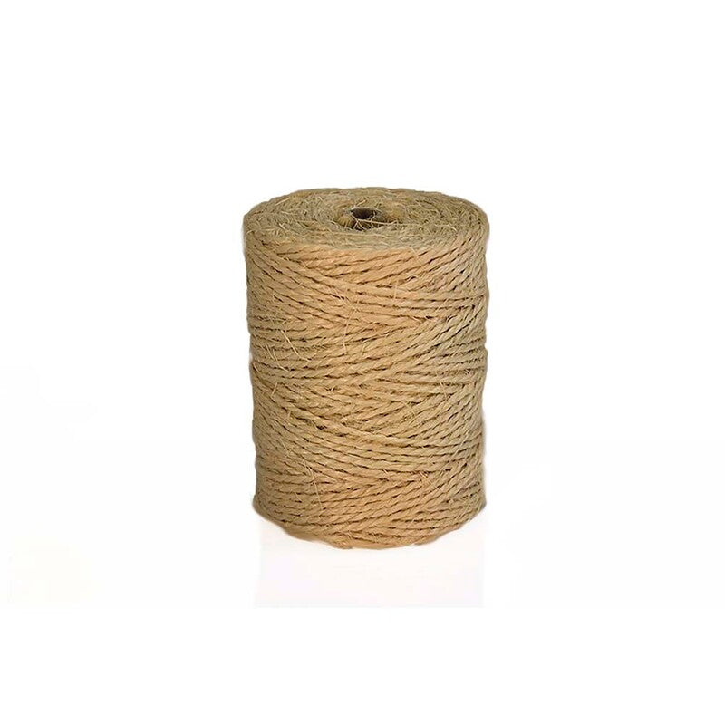 Snor, 2,0 mm, rullelængde: 140.00 m, sisal, gul, Rulle, rullevægt: 0.50 kg, pakke a 1 rulle, Lux 2-strands