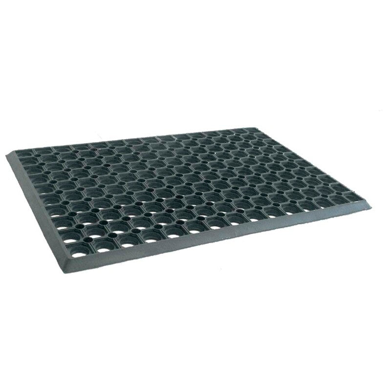 Dørmåtter, Clean Carpet, Outdoor, Rubber ring mat, sort, 400mmx600mm x 16mm