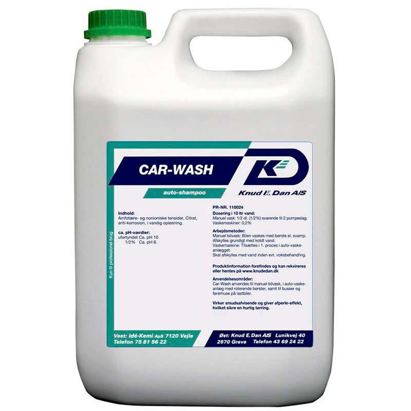 Bilrengøring, Auto shampoo carwash, 5 l