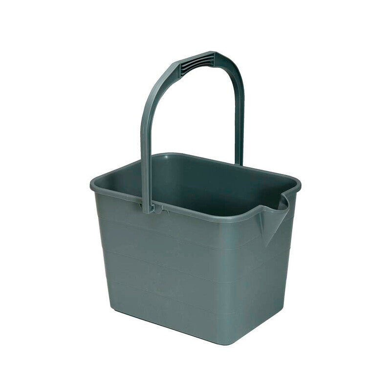 Spand, Vikan, med håndtag, 15 l, grå, 290mmx320mm x 250mm