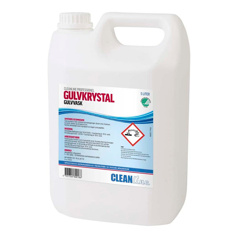Gulvrengøring, Cleanline, Krystal/Gulvvask, 5 l