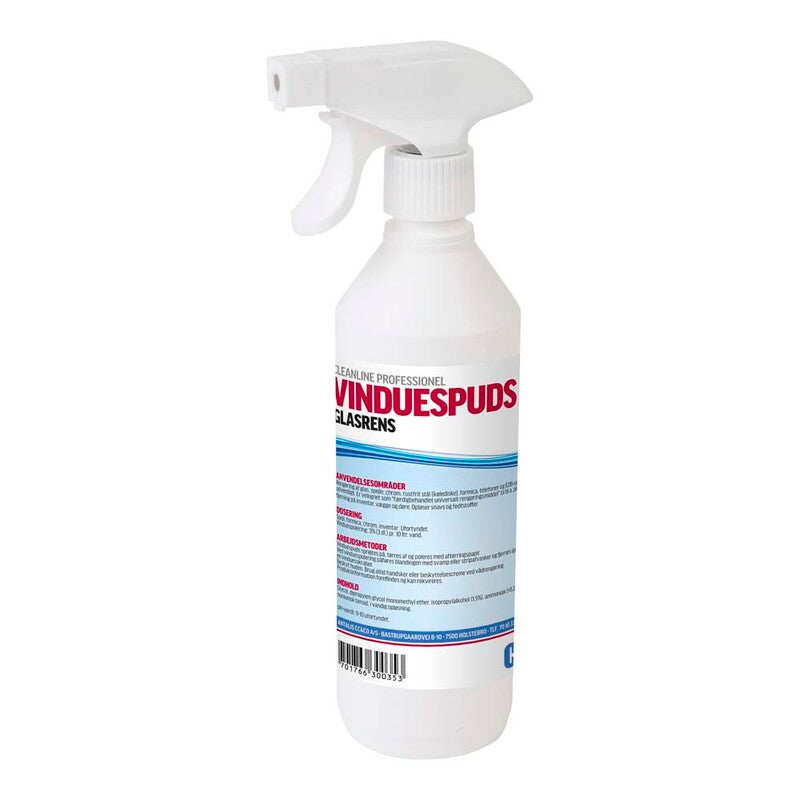 Vinduespuds, Cleanline, Glasrens, 500 ml