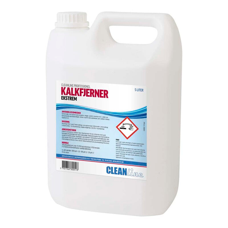 Kalkfjerner, Cleanline, Extreme, 5 l